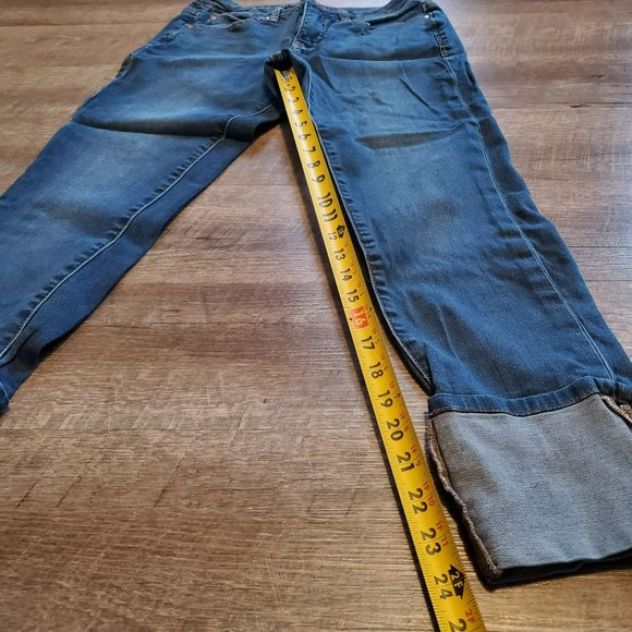 Jag Jeans Mid Rise Slim Ankle Dark Size 6 - Picture 3 of 6